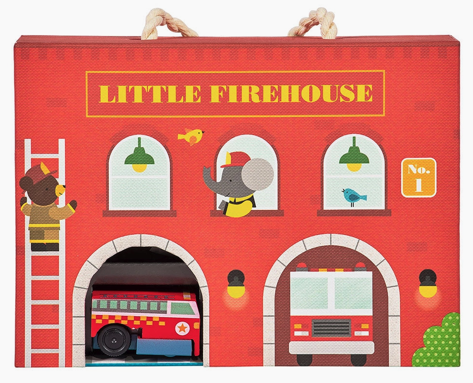 Wind Up & Go Fire Station Play Set