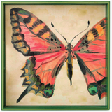 Butterfly 15 Inch Square Tray