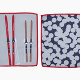 Ski Reusable Cocktail Napkins Set of 8