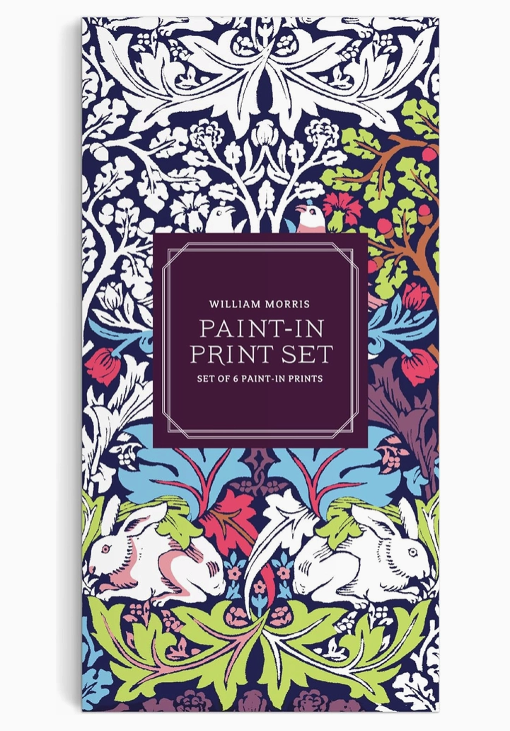 William Morris Paint-in Print Set