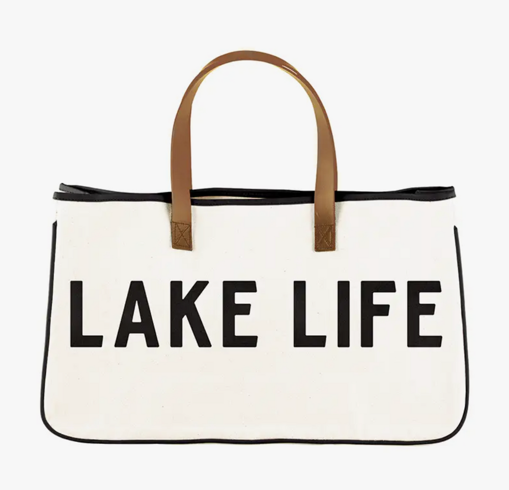 Summertime Canvas Tote Bag