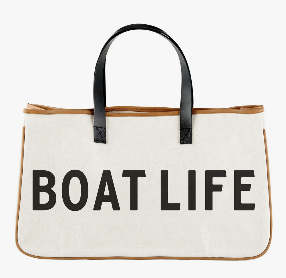 Summertime Canvas Tote Bag