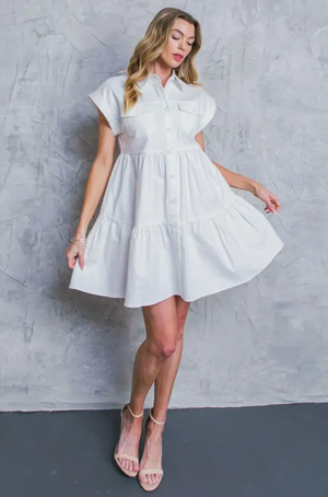 A Denim Mini Dress