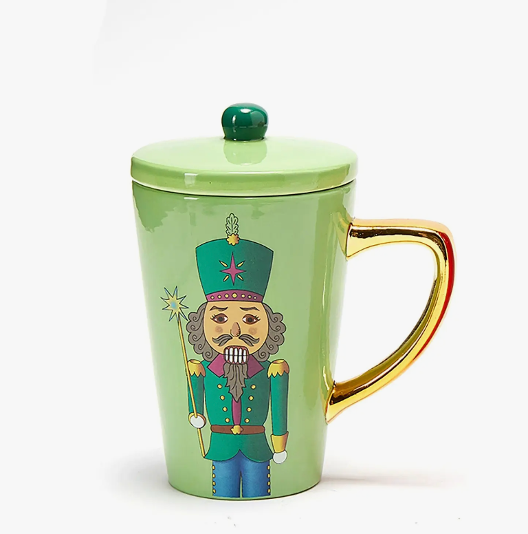 The Nutcracker Mug with Lid