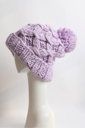 
            
                Load image into Gallery viewer, Oversized Chunky Knit Pom Beanie
            
        