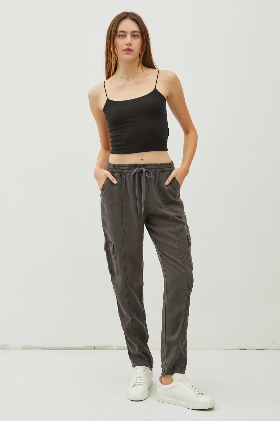 Tencel Cargo Utility Pants