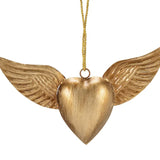 6 inch Double Winged Heart Ornament