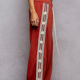 Striped Patch _Star Patch Joggers