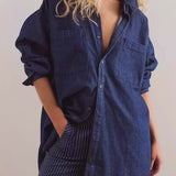 Long Denim Shirt