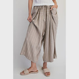Wide Leg Cropped Pants