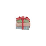 Stacked Books Taper Holder w/Bow