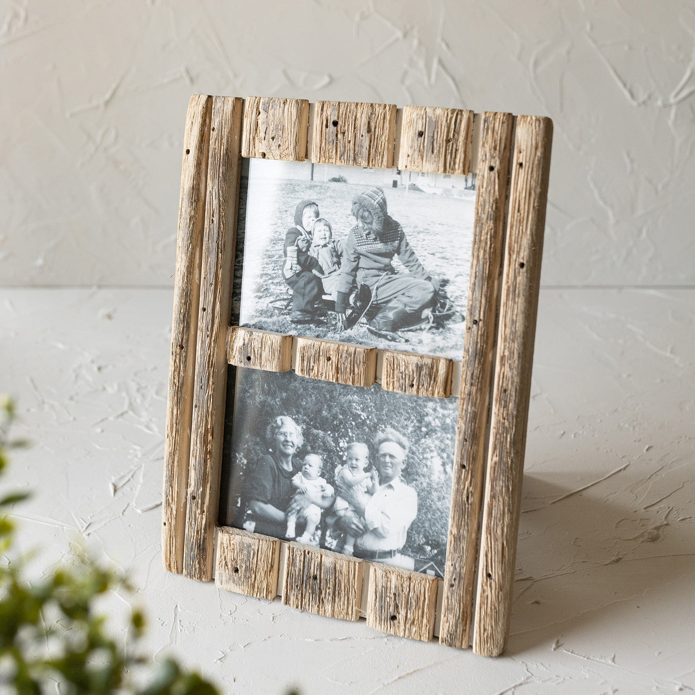 Coastal Charm Driftwood Collage Picture Frame –