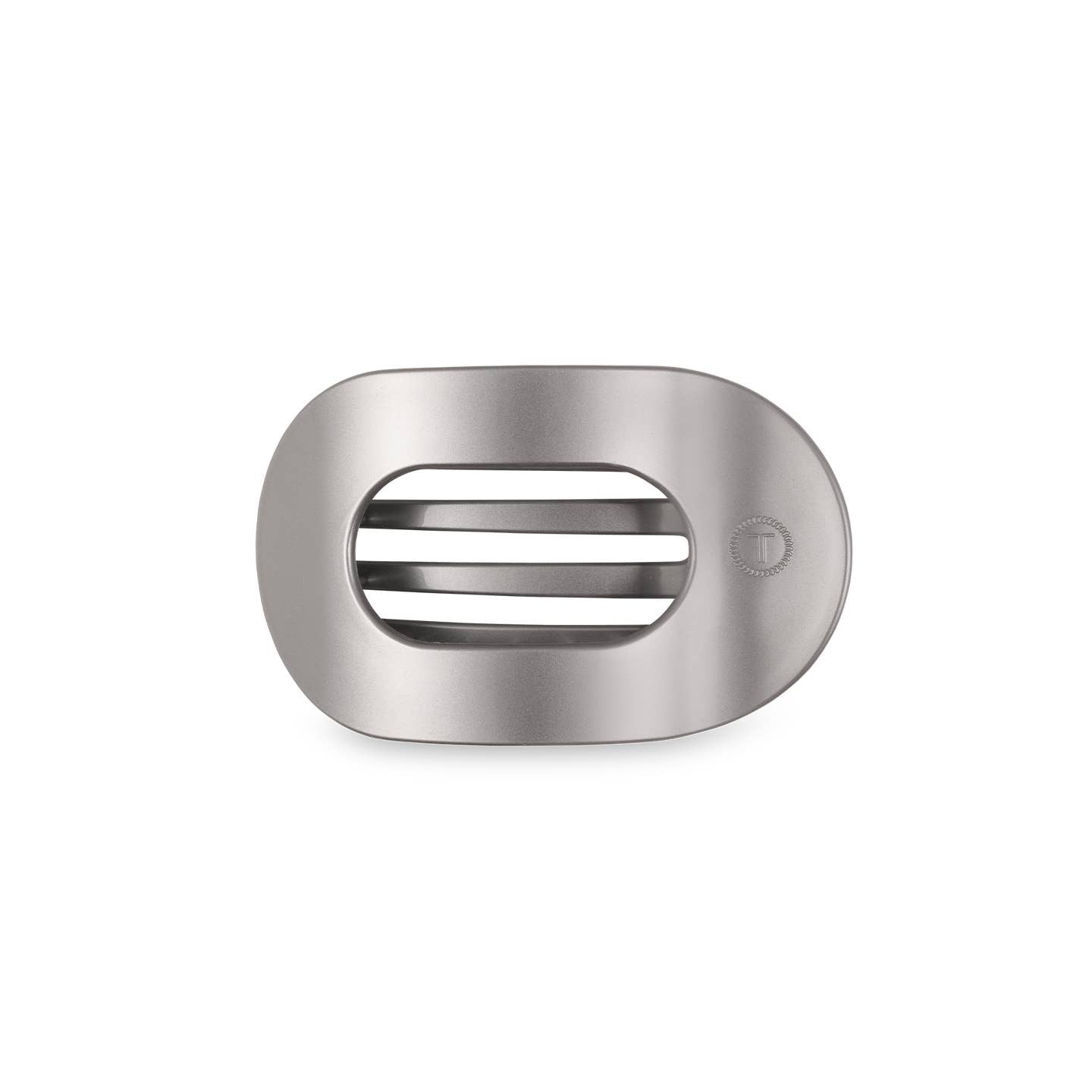 TELETIES Round Flat Hair Clips-  Small