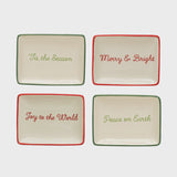 Holiday Sayings Dish Series