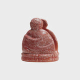 Red Stoneware Hat Sponge Holder
