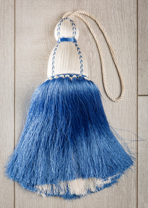 French Blue & White Tassel, Trellis Home Tassels & Trims Collection with Pyar&Co.