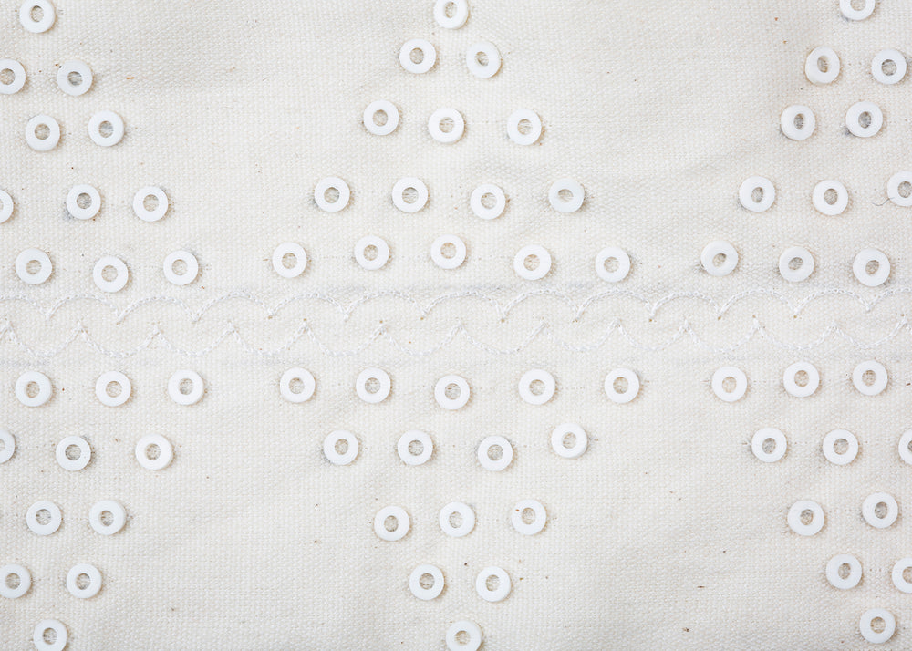 Ivory Neutral Geo Trim