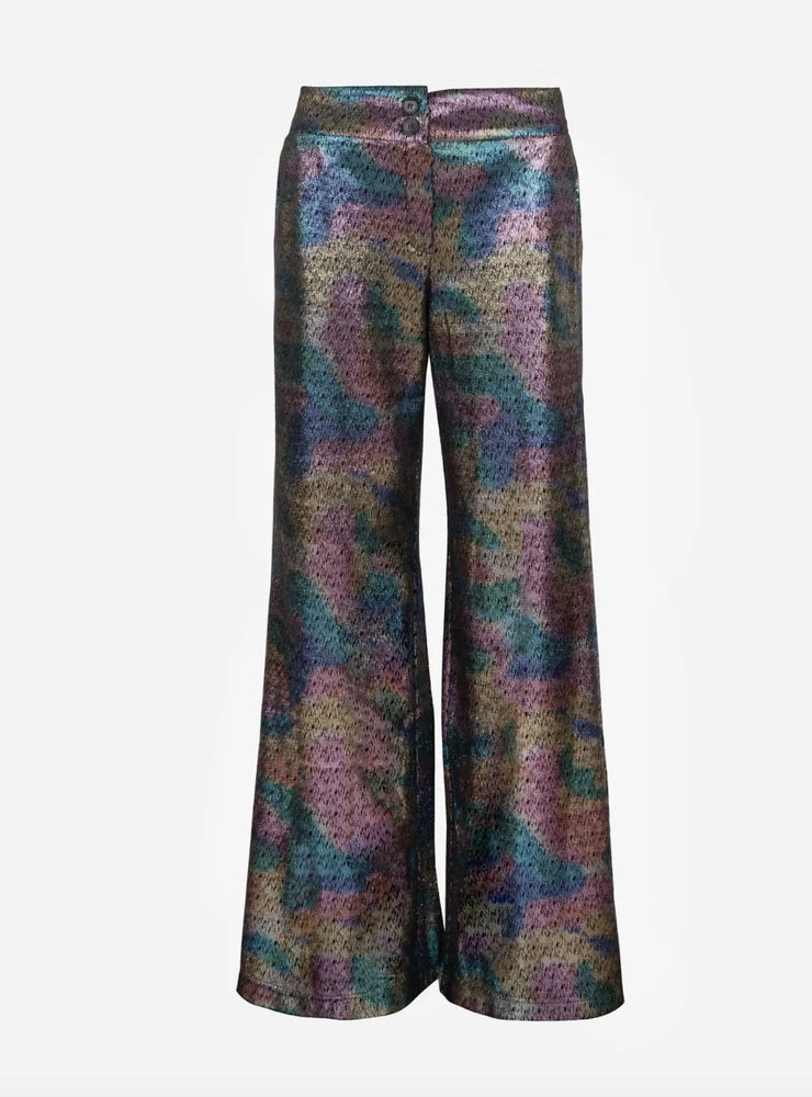 Multi-Color Pachaly Mid-Rise Trouser