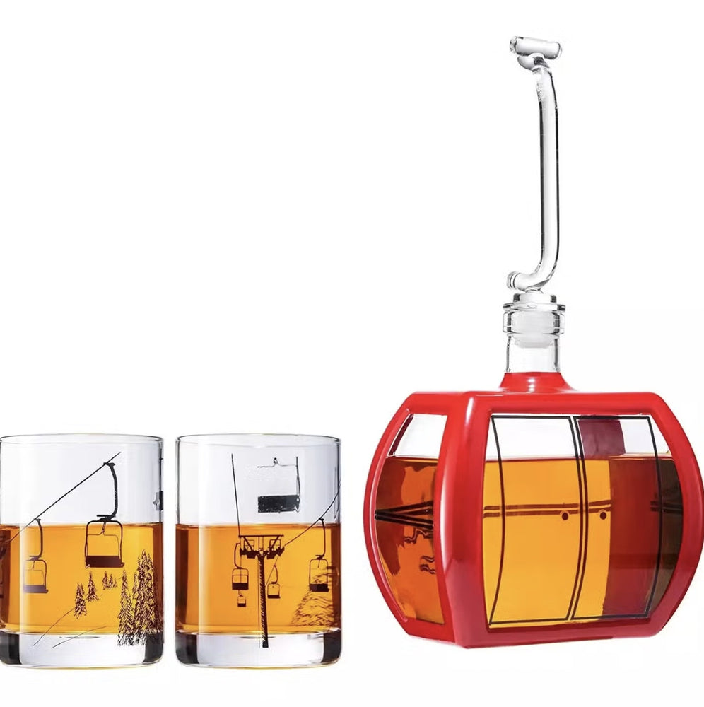 Gondola Wine & Whiskey Decanter Set