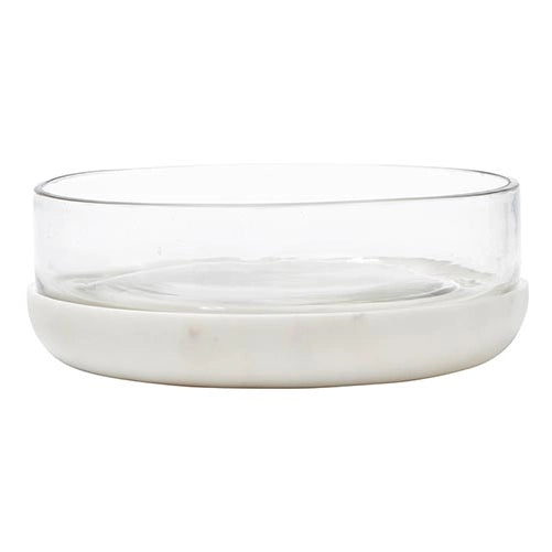 Marble & Glass Bowl