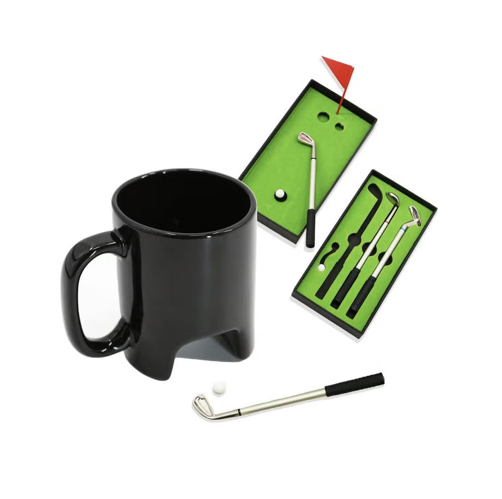 Putter Cup Golfer's Mug Set