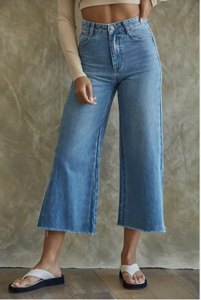 Down For All Slit Denim