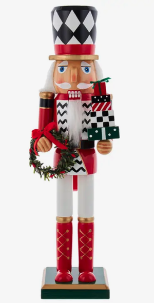 
            
                Load image into Gallery viewer, Red, White and Black Nutcracker
            
        