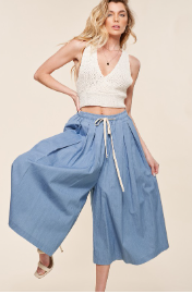 Chambray Culottes