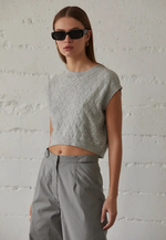 Cropped Cashmere Sweater Top