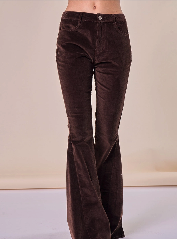 
            
                Load image into Gallery viewer, Lightweight Corduroy Flared Pants
            
        