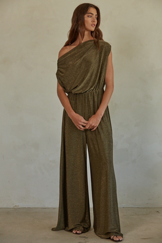 
            
                Load image into Gallery viewer, The Metallic Gwen Jumpsuit
            
        