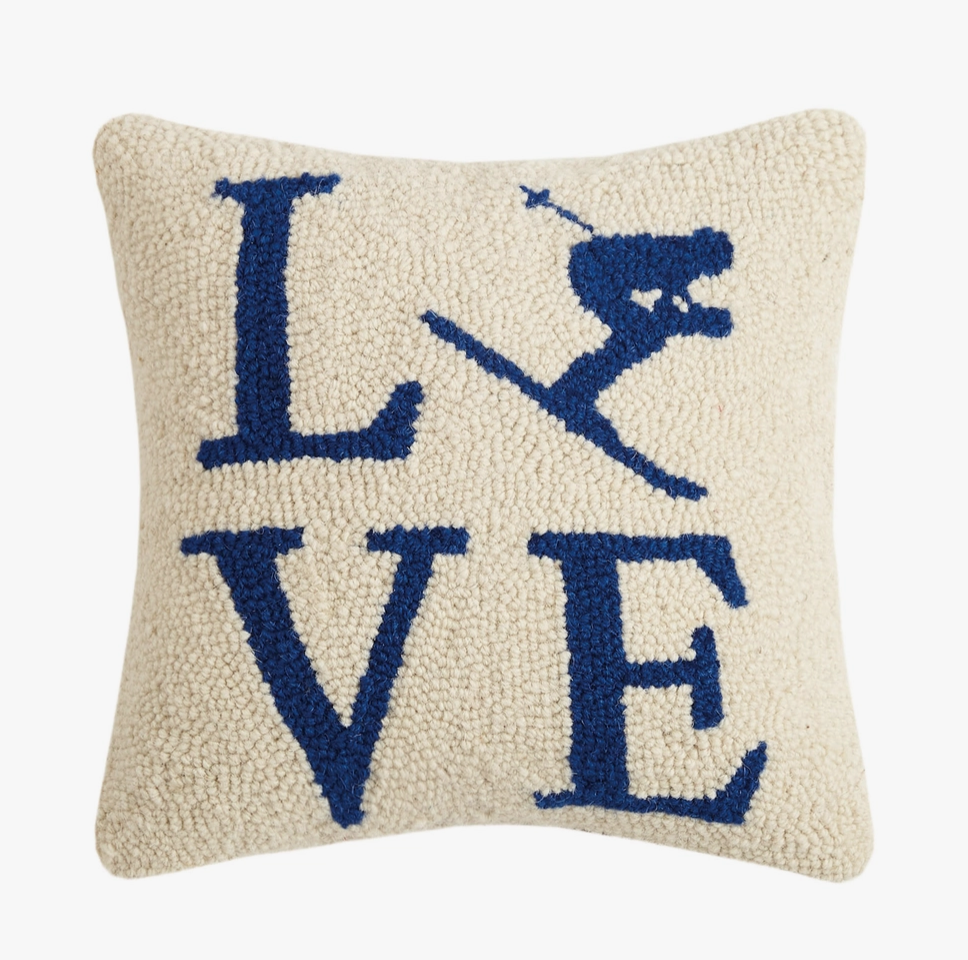 Love Ski Pillow