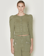 Sienna Jacket, Military by Le Jean