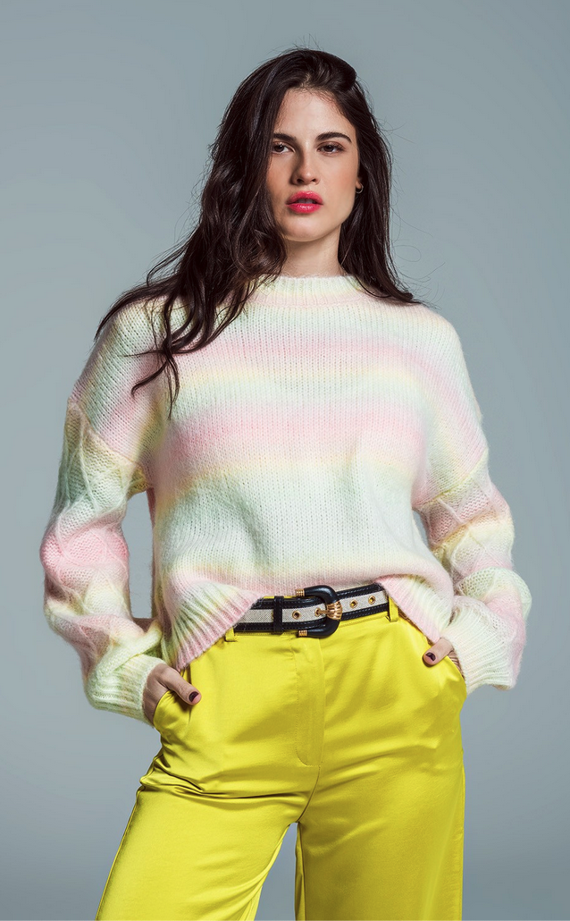 Oh Ombre' Pastel Sweater - One Size