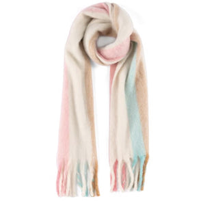 
            
                Load image into Gallery viewer, STELLA SCARF, MUTLI Color Stripes
            
        