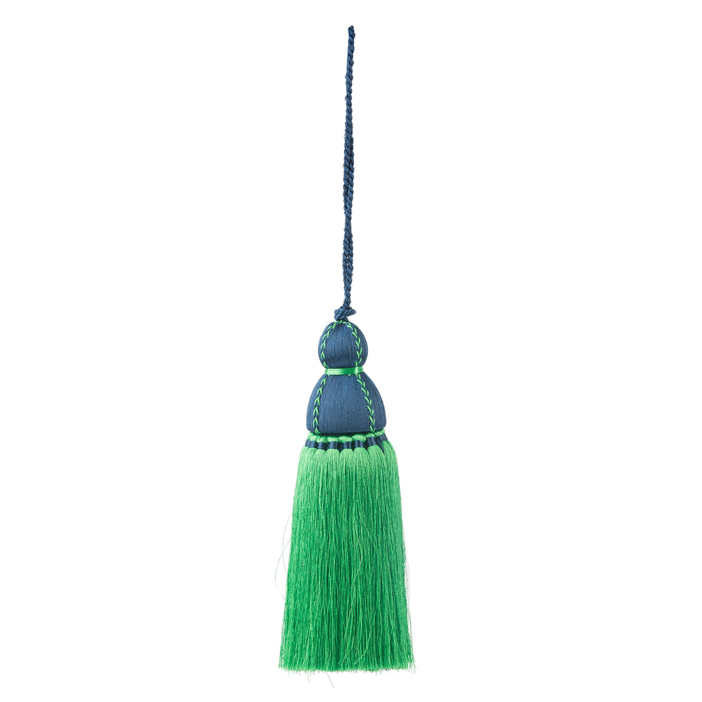 
                      
                        Navy & Green Tassel, Trellis Home Tassels & Trims Collection with Pyar&Co.
                      
                    