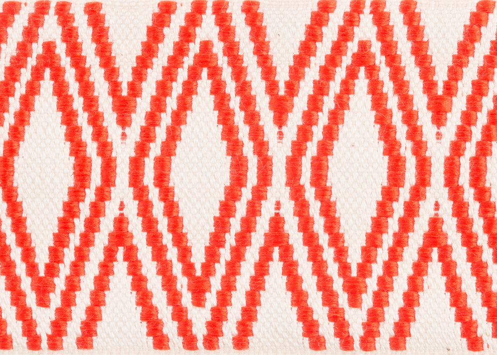 Deep Orange Wide Diamond Trim by Trellis Home with Pyar&Co.