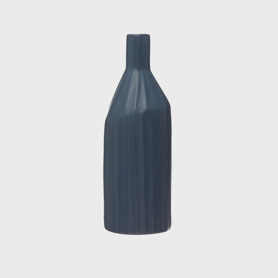 
            
                Load image into Gallery viewer, Navy Ceramic Vase
            
        