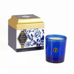 French Blossom Bleu et Blanc Box Candle